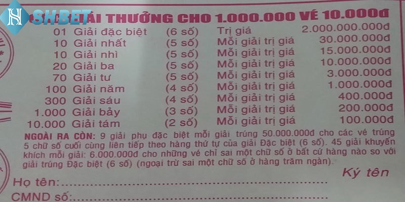 Hệ thống giải thưởng hấp dẫn