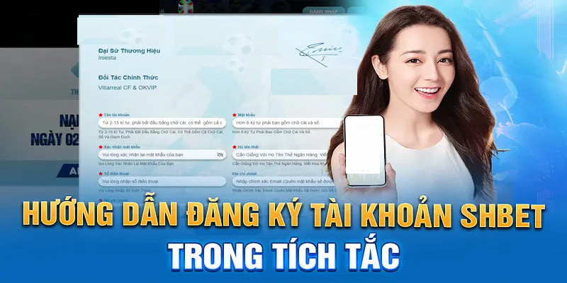 Hội viên cần điền đầy đủ thông tin cần thiết để đăng ký