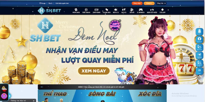 Giao diện shbet là ưu điểm lớn nhất để người chơi login account tại đây